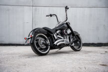 Harley davidson softail mexican zwart 01