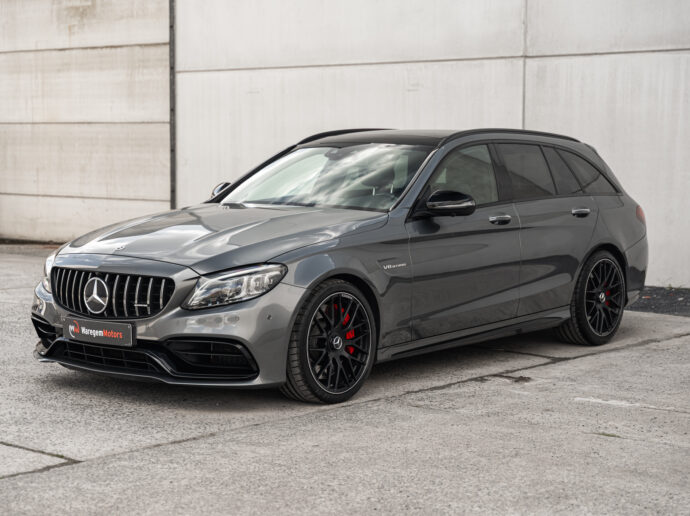Mercedes-Benz C 63 AMG S - Lichte Vracht -  Burmeister - Pano - Head-up - 360° - Sportexhaust